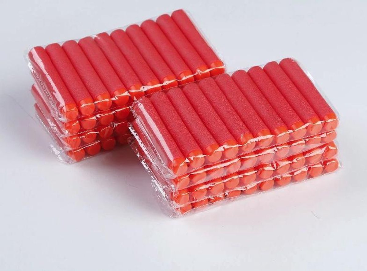 MIRO | 100 kogels voor NERF gun – lading / hervulling voor NERF gun – Rood